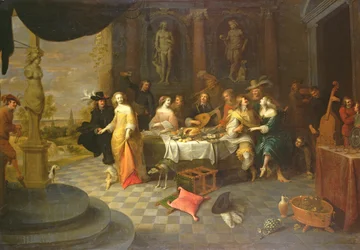Figuren in een Interieur